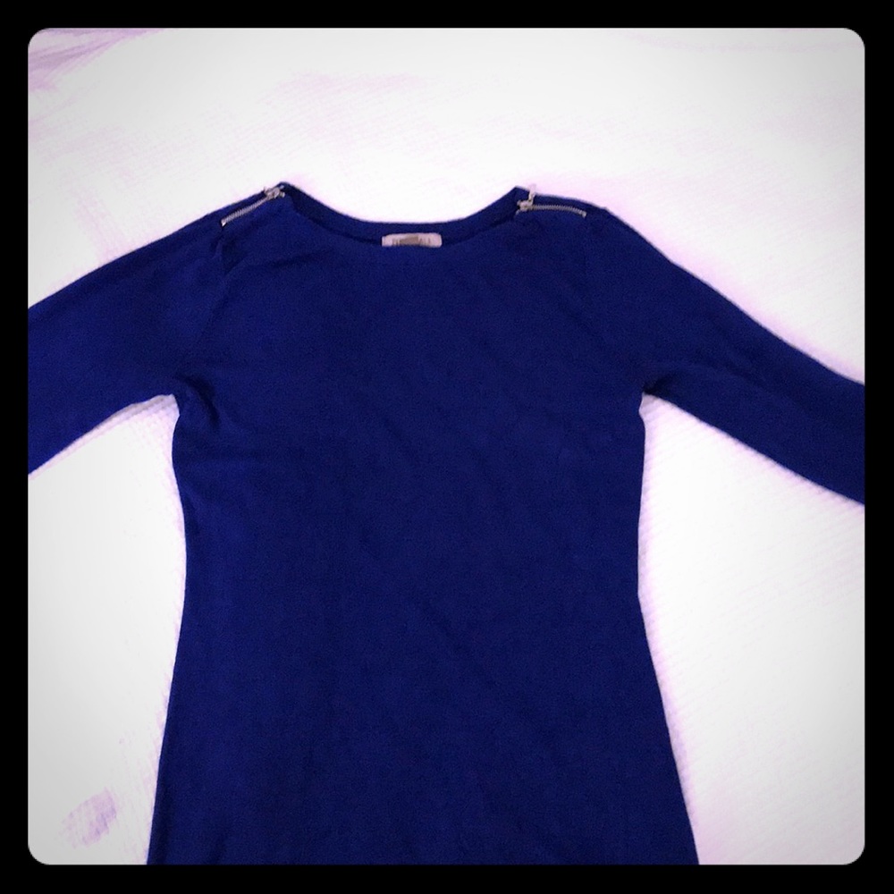 Soft blue sweater!